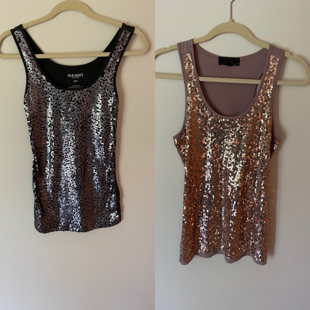 2 Sequence tank tops